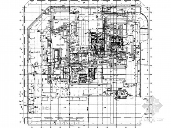 1万平米酒店建筑图资料下载-[成都]酒店办公大厦暖通空调施工图纸131张（15万平米）