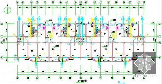 [安徽]大型住宅小区项目建筑安装工程预算书(含全套施工图纸100余张)-给水一层平面图