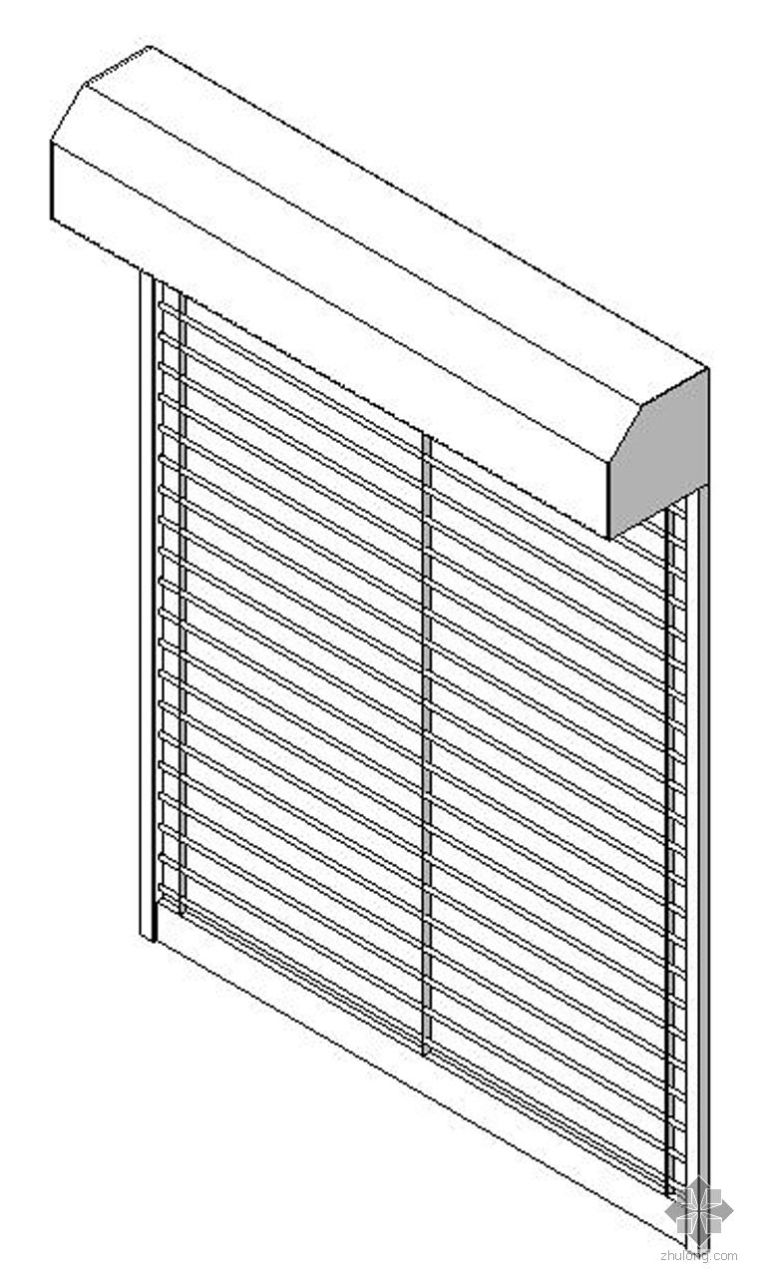 室内隔栅资料下载-隔栅面板卷帘门（侧边安装）