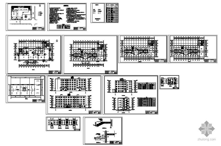 临建板房房结构图纸资料下载-[学士]某宾馆结构毕业设计图纸