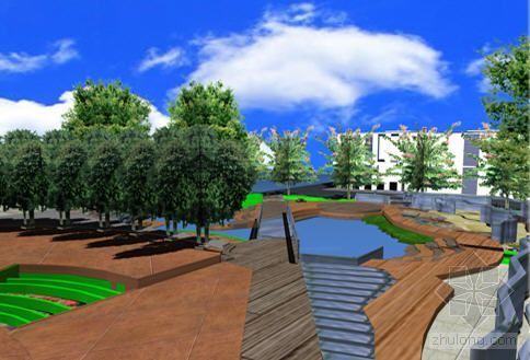 海滨之城梦幻之家资料下载-生态海滨广场