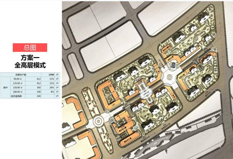 [上海]大名城唐镇居住区建筑方案文本（JPG+144页）-总平面图