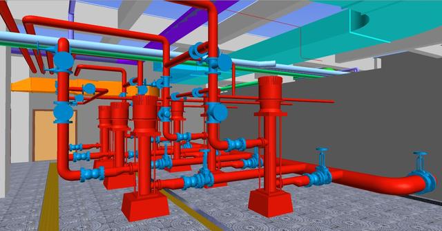 [分享]bim消防泵房案例