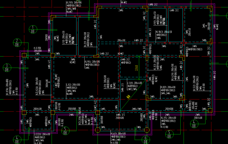 农村自建二层小别墅图纸资料下载-农村自建房小户型图纸分享（建筑结构水电）