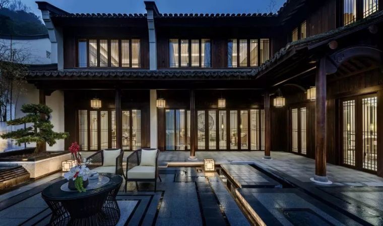 中式庭院设计，美到惊人-温润中式的雅居风韵别墅