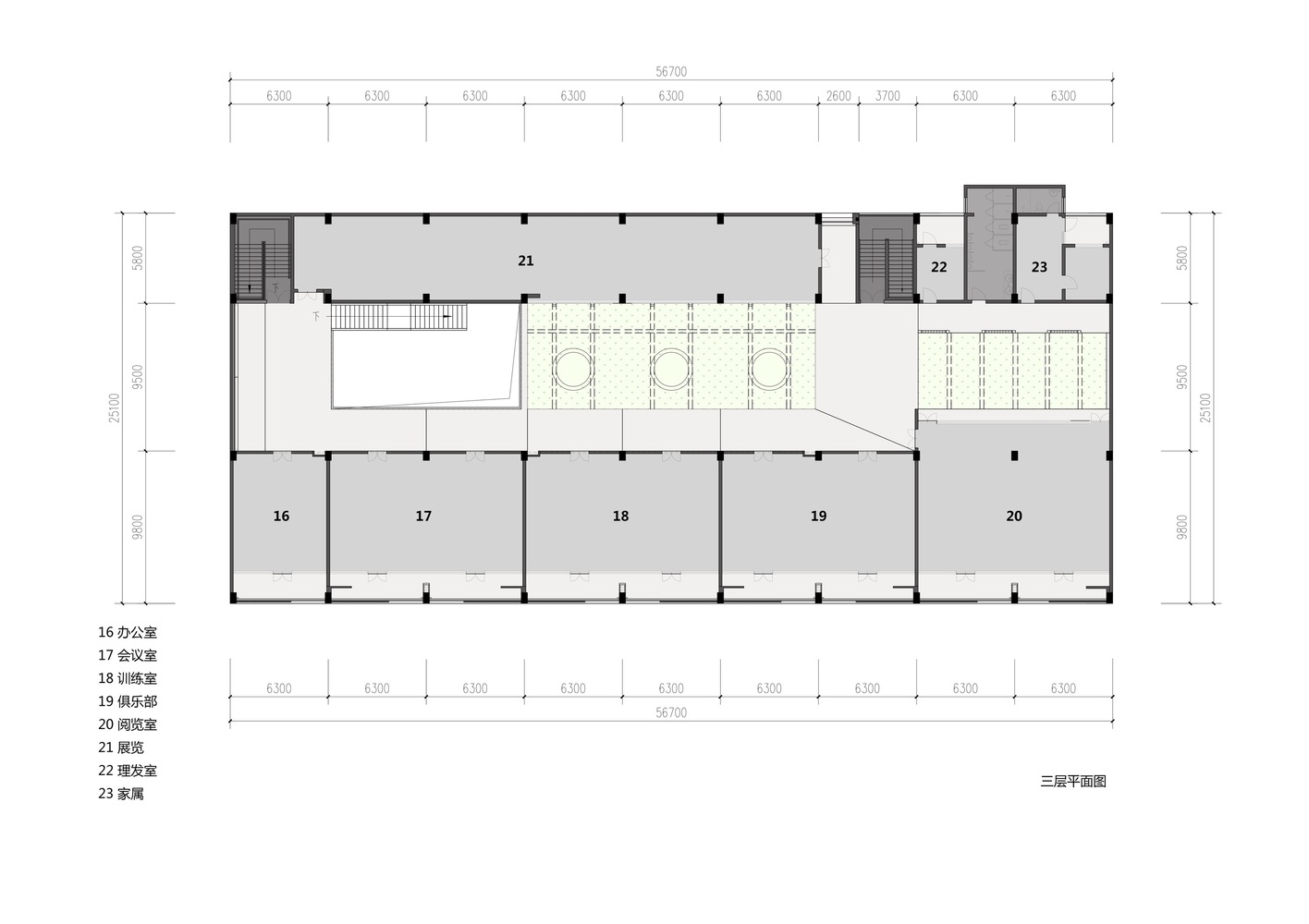 广州控股南沙产业区消防站平面图