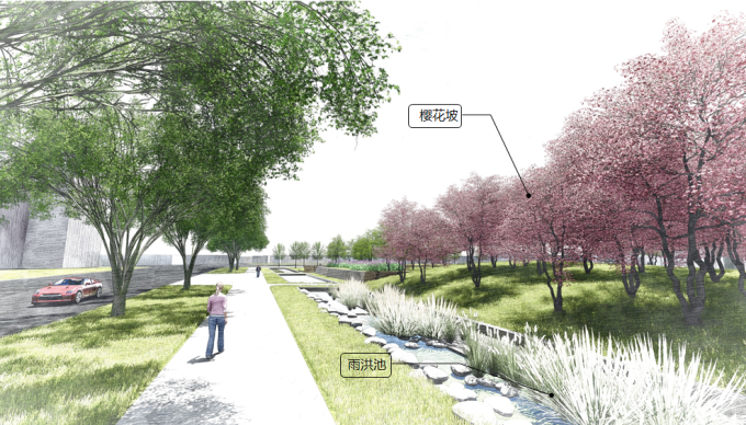 上海川杨河休闲绿地资料下载-[上海]“海绵城市”生态复合型公共休闲绿地景观规划设计方案