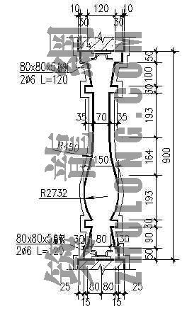 实木楼梯钢梯扶手踏板包板资料下载-楼梯扶手1