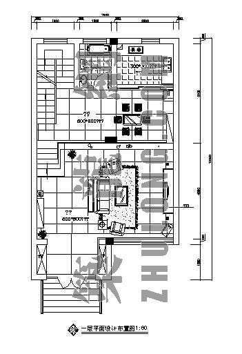 别墅庭院鱼池装修图资料下载-四层别墅装修图