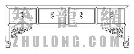 中式家具装修图资料下载-中式家具016