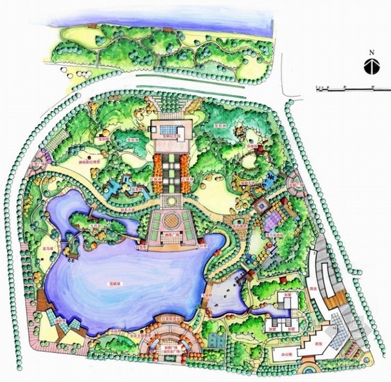 国外综合景观规划资料下载-[江苏]城市综合公园景观规划设计方案