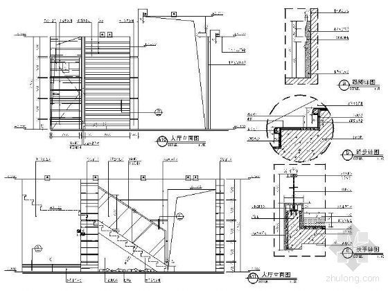框架楼梯设计详图资料下载-现代楼梯设计详图
