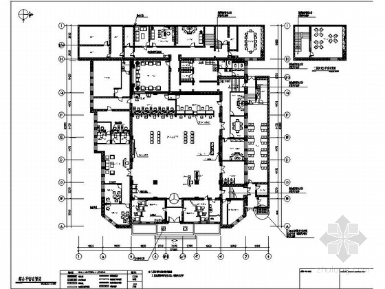 建筑防盗网施工图资料下载-[青岛]中国工商银行某支行全套室内施工图