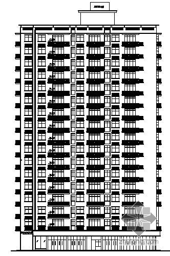 25层塔式住宅楼建筑资料下载-[湖南]某十七层住宅楼建筑施工图
