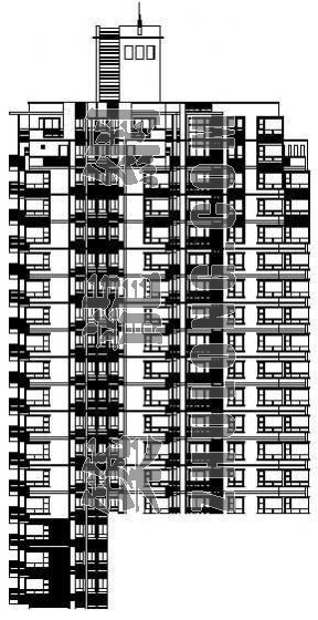 精品住宅楼设计方案资料下载-某高层住宅楼设计方案