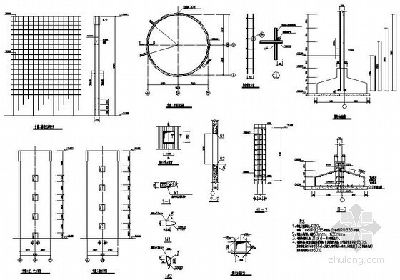 钢桁架带式输送机栈桥结构施工图资料下载-某钢桁架带式输送机栈桥结构设计图