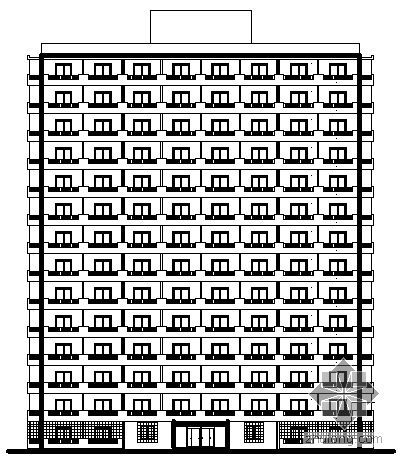 十三层宿舍楼平面资料下载-[石家庄青溪]某丙类十三层学生公寓建筑结构方案图