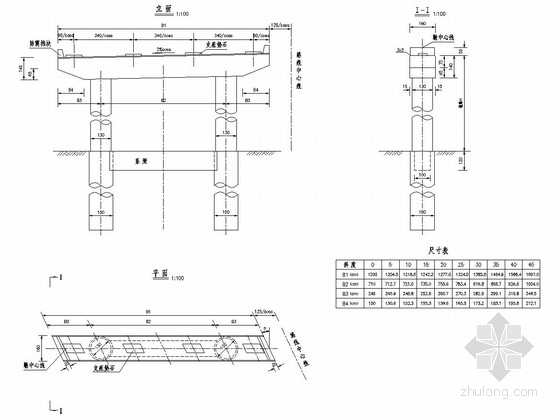 35米箱梁通用图资料下载-25m跨径连续箱梁桥下部构造通用图（104张）