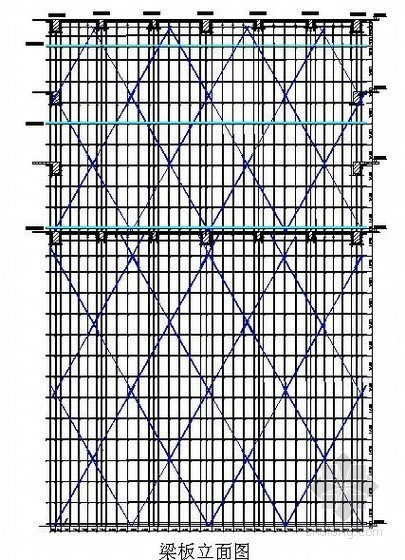 地铁高大模板计算书资料下载-高大模板施工方案（附计算书、CAD图）