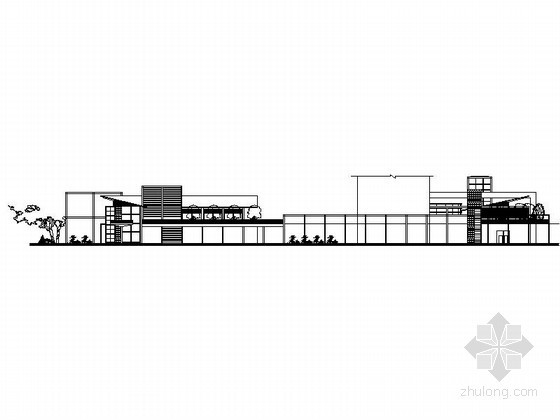 二层餐饮建筑资料下载-某二层高档会所建筑方案图