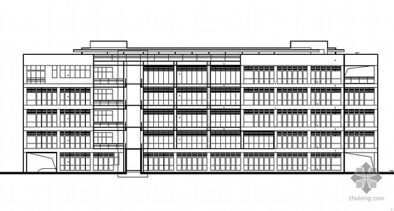 大学校区总平面图dwg资料下载-华南某大学校区院系办公实验楼建筑施工及装修施工图