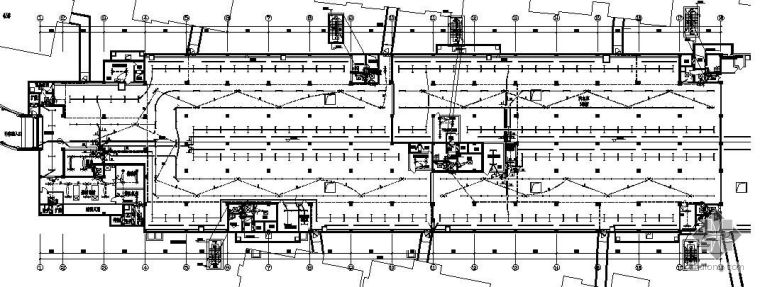 车库图纸设计资料下载-扬州某人防地下车库电气图纸