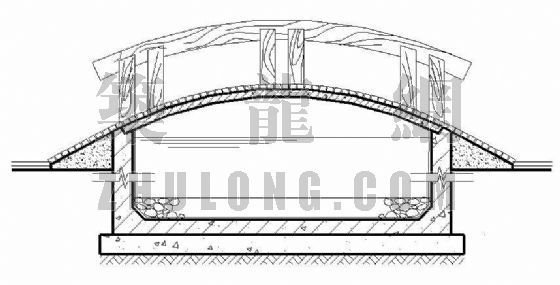 山区公路景观施工图资料下载-景观木桥施工图