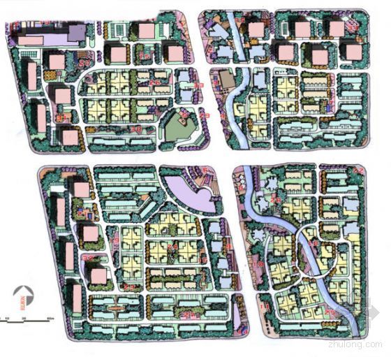园临庭院案例手绘资料下载-湖北产业园概念设计方案（手绘）