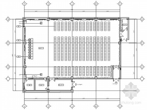 大学报告厅CAD资料下载-[哈尔滨]某大学多功能厅室内装修图（含效果和实景）