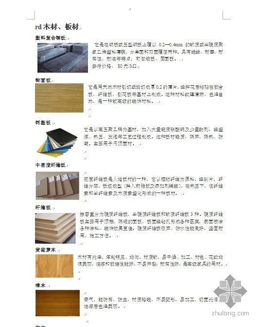 日本复古装饰集锦资料下载-室内装饰材料集锦
