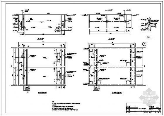 隔油调节池资料下载-隔油调节池施工图
