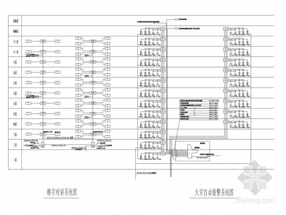 福建钢结构设计图纸资料下载-[福建]商住楼电气施工图纸