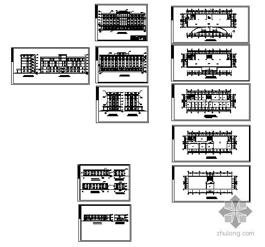 某五层劳教所建筑方案图-4