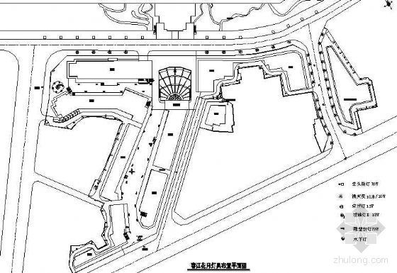商业街景观CAD资料下载-某商业街景观电气设计图