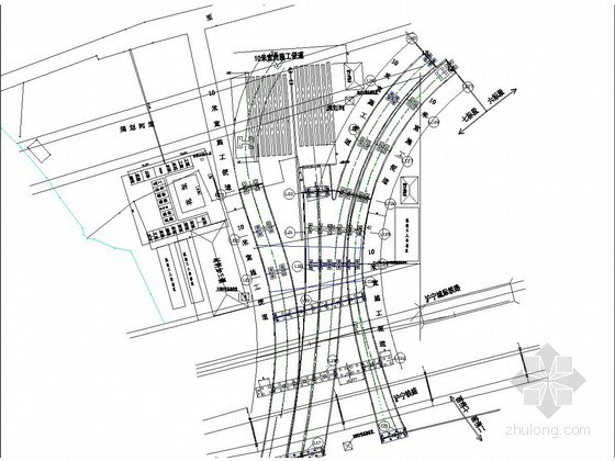 城市快速路高架桥施工方案资料下载-[江苏]城市跨铁路高架桥施组（鲁班奖，2009）