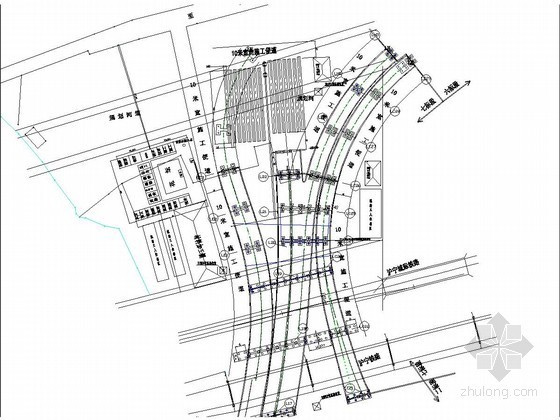 城市上跨工程资料下载-[江苏]城市跨铁路高架桥施组（鲁班奖，2009）