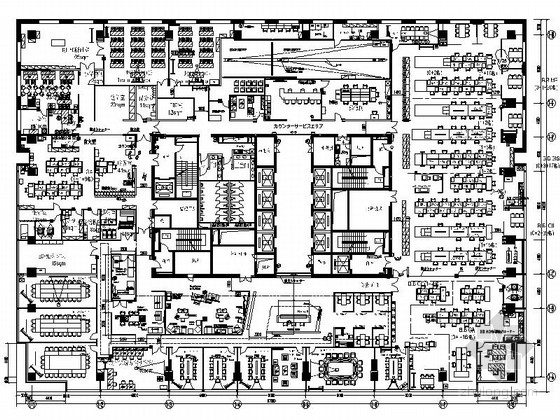 电子展厅cad资料下载-某知名品牌电子产品亚洲总部现代办公楼室内装修图（含效果）