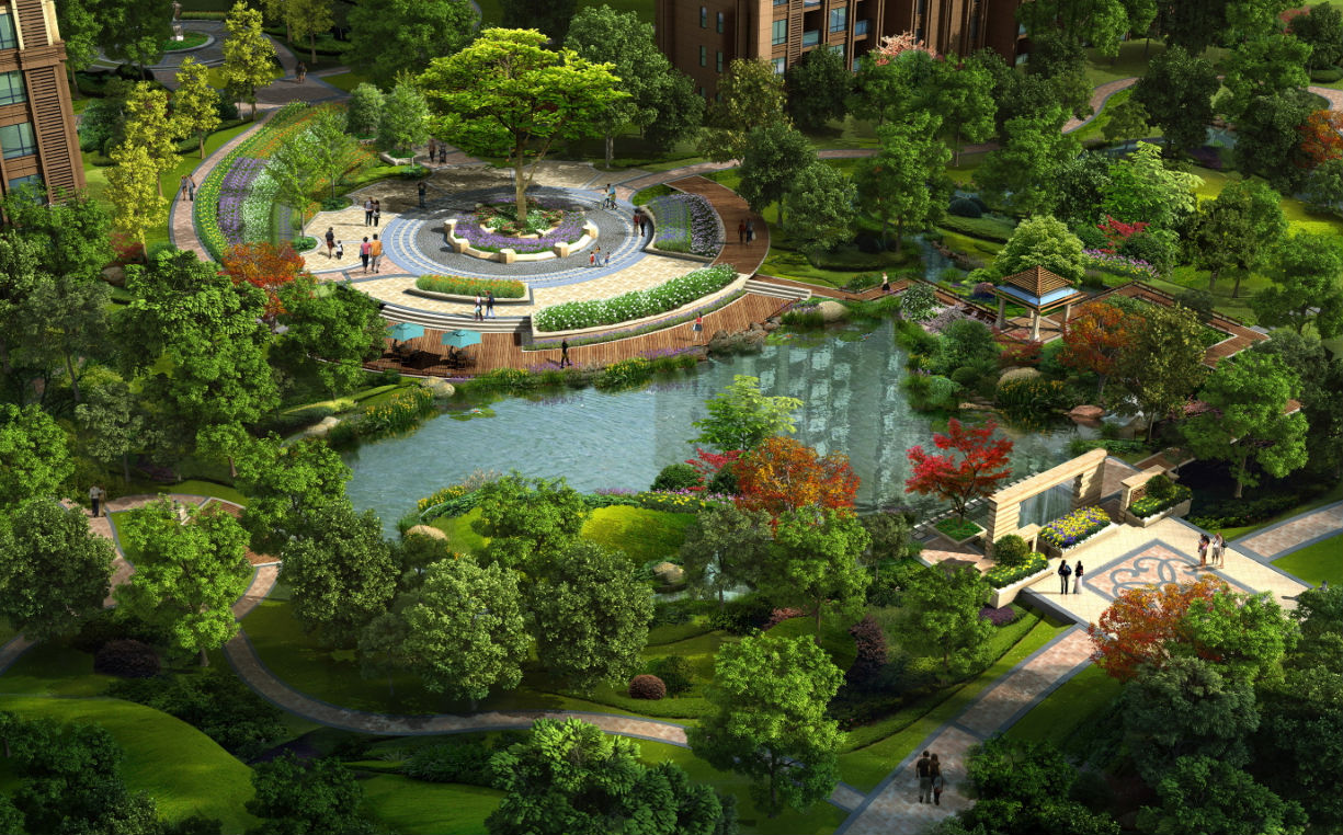 [安徽]亳州万达广场居住区景观方案设计(pdf 76页)