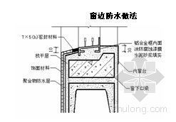 外墙维修防水施工方案资料下载-广东某高层商住楼防水施工方案