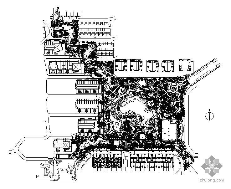 绿地景观全套资料下载-长春楼盘中心绿地景观施工图全套