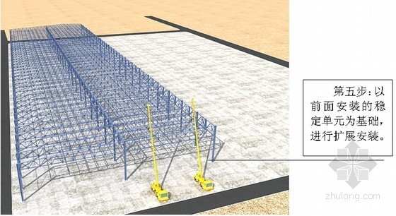 钢结构18米跨水平梁设计资料下载-[北京]汽车冲压车间钢结构厂房施工方案（2011年）