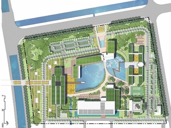 校园景观规划CAD资料下载-[昆山]鱼米之乡和水乡记忆校园景观规划方案