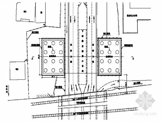 钢板桩围堰的施工组织资料下载-独塔双索面斜拉桥23m×16.7m承台施工方案63页(钢板桩围堰)