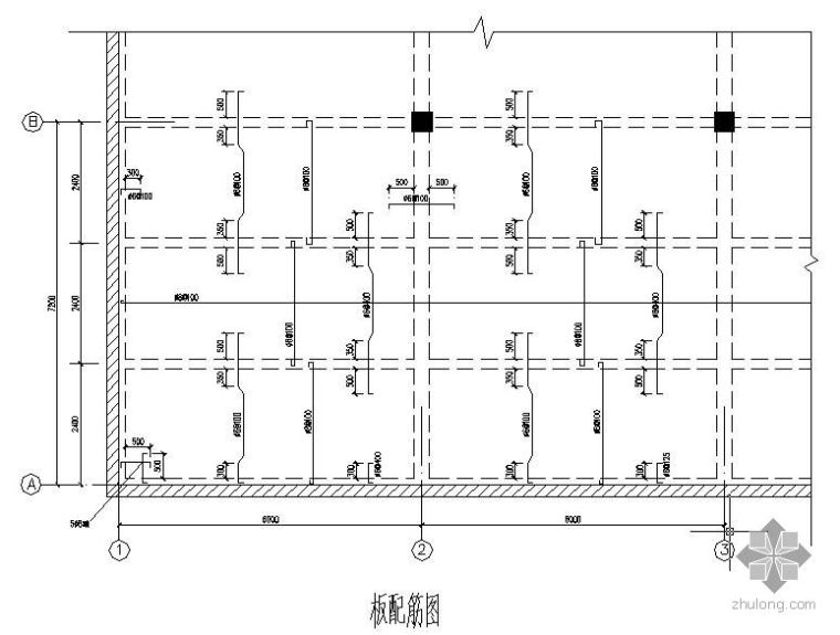 泵钢筋混凝土基座图纸资料下载-[学士]钢筋混凝土楼盖课程设计(含计算书、图纸)