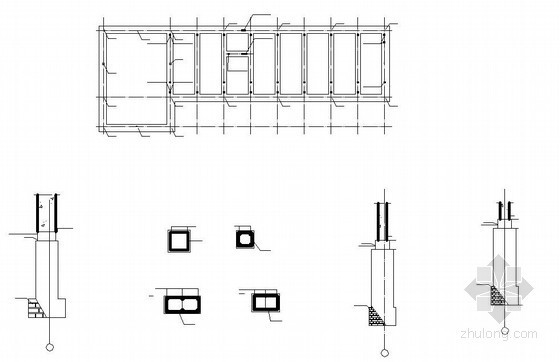 宿舍阳台结构设计资料下载-某车库改宿舍结构设计图