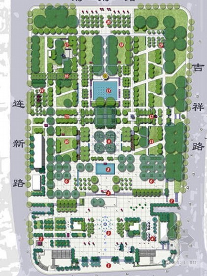 婚庆广场设计方案资料下载-[广州]广场改造设计方案