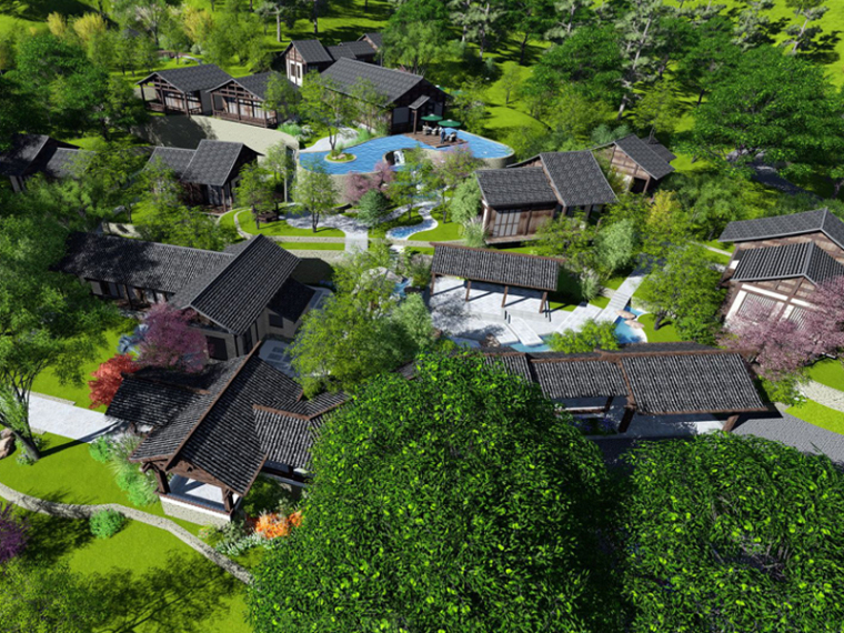 sketchup模型山体资料下载-福建滨海山体旅游度假村改造设计（附：效果图）