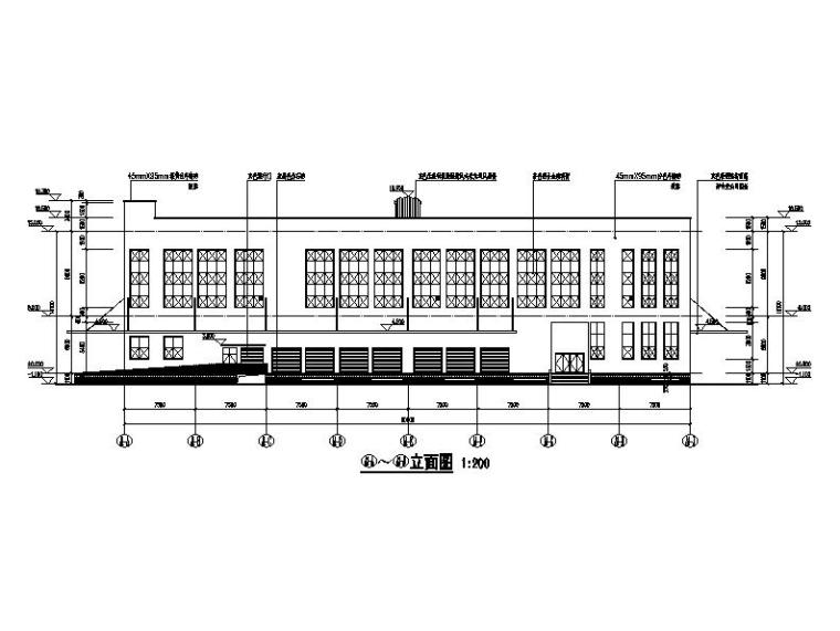 [广州]高层现代风格仓库中心及员工宿舍建筑施工图（含水暖电）-高层现代风格仓库中心及员工宿舍建筑平面图