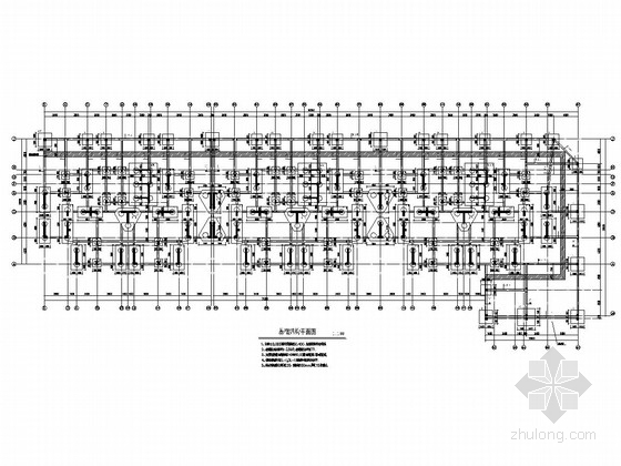 架空楼梯模型su资料下载-18层带架空层框剪结构住宅楼结构施工图