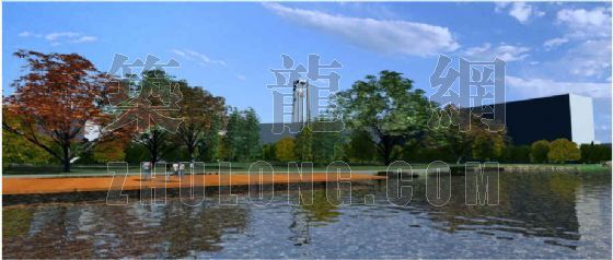 滨湖景观设计CAD资料下载-中国矿大南湖校区滨湖景观设计